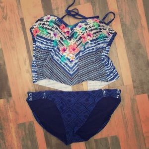 Floral bathing suit never worn